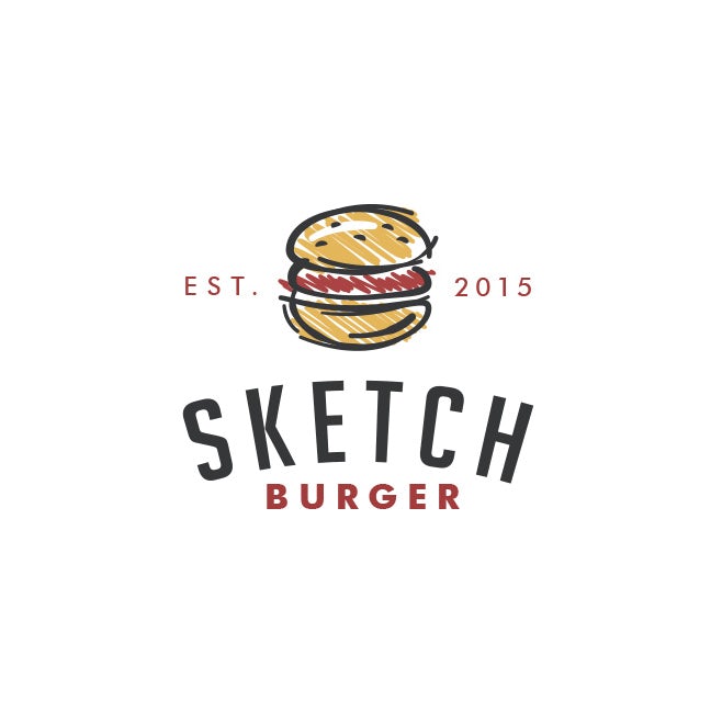 Sketch Burger  logo 