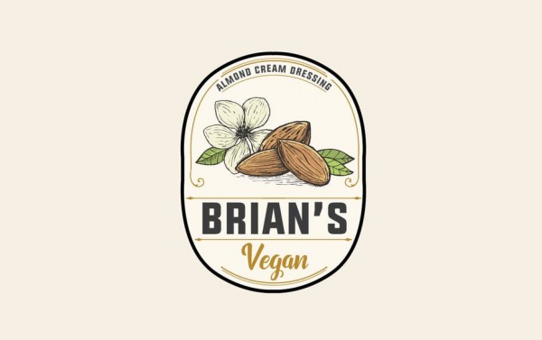 Vegan almond cream dressing  logo 