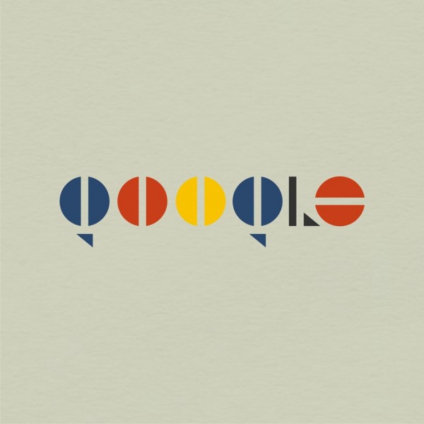 Google  logo  in Bauhaus design style