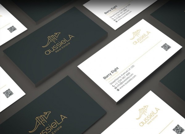 aussieLA Real Estate business card