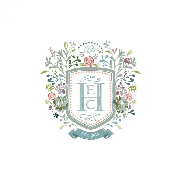 Ornamental wedding  logo 