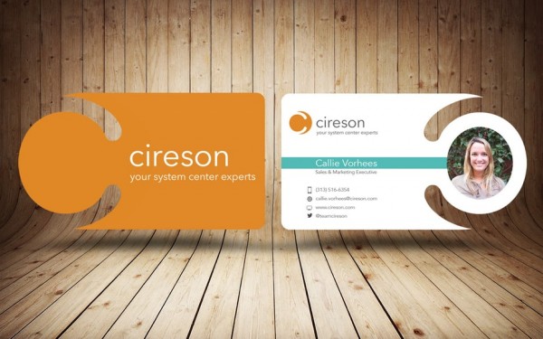 Cireson business card design