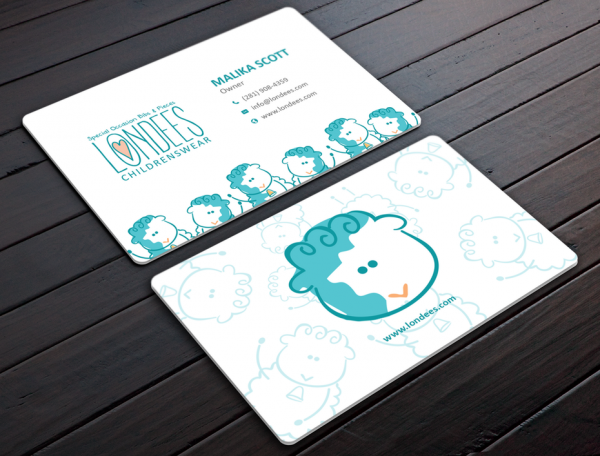 Londees Childrenswear business card design