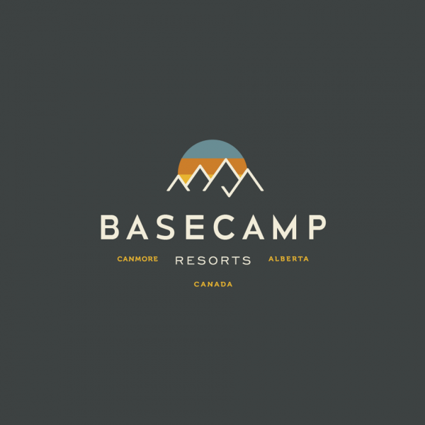 Basecamp Resorts  logo  design