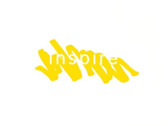  logo  with text masked by paint strokes