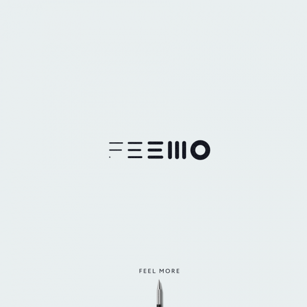  logo  with minimal geometric shapes