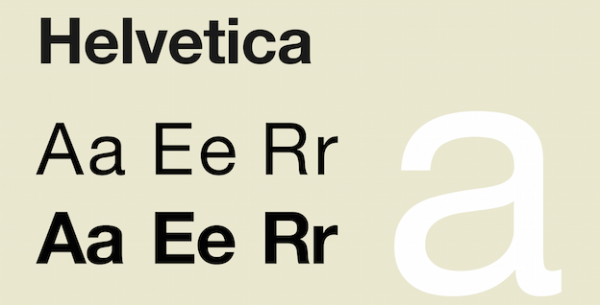 Helvetica font