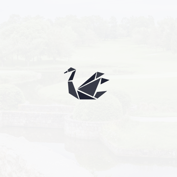 Origami swan  logo 