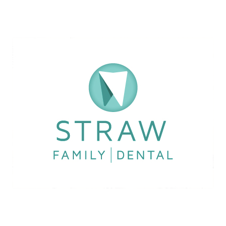 straw family dental  logo 