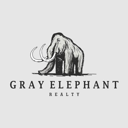 Gray Elephant real estate  logo 