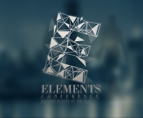 transparent layered geometric  logo  design