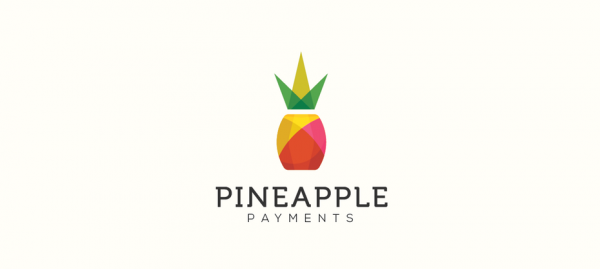 geometric pineapple  logo  design