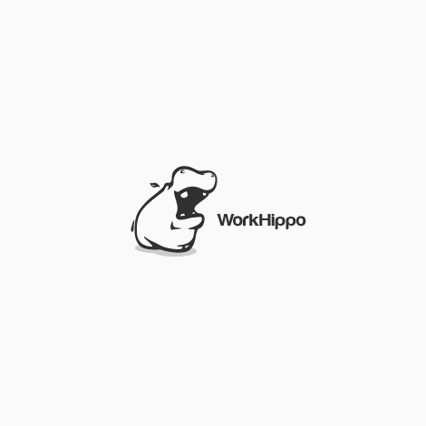 hippo  logo  design