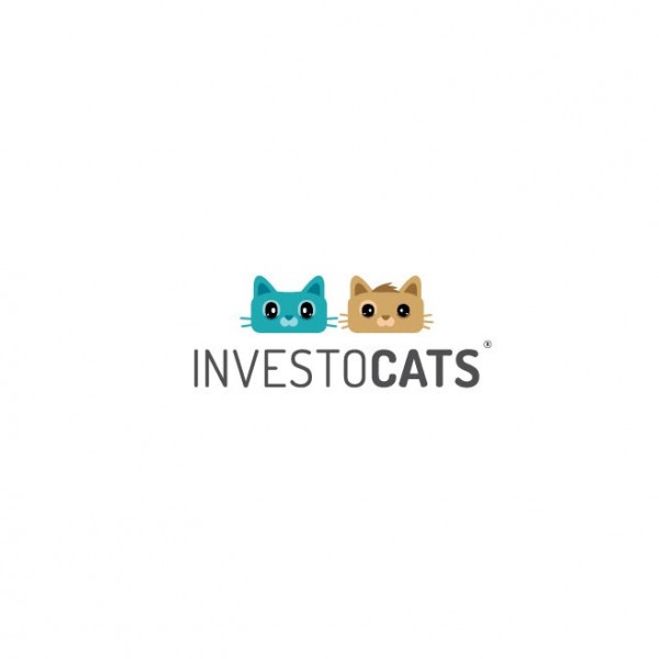 illustrated cats  logo  design