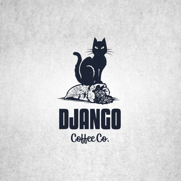 Django coffee  logo  design