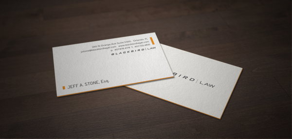 blackbird law business card