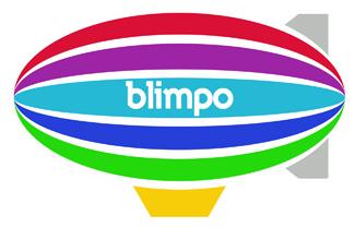 blimpo飛船logo標(biāo)志logo設(shè)計(jì)，品牌vi設(shè)計(jì)