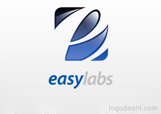 Easylabs標志logo設計，品牌vi設計