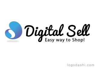 DigitalSell標志標志logo設計，品牌vi設計