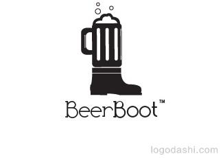 BeerBoot標(biāo)志logo設(shè)計，品牌vi設(shè)計