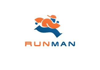 RunMan標志logo設(shè)計，品牌vi設(shè)計