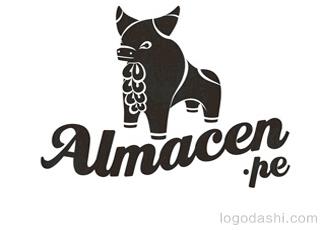 ALMACEN標志logo設計，品牌vi設計