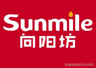 向陽坊食品字體標(biāo)志logo設(shè)計，品牌vi設(shè)計