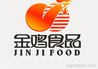 金雞食品商標(biāo)標(biāo)志logo設(shè)計(jì)，品牌vi設(shè)計(jì)