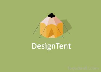 DesignTent工作室標志logo設計，品牌vi設計