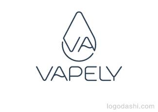 Vapely標志logo設計，品牌vi設計