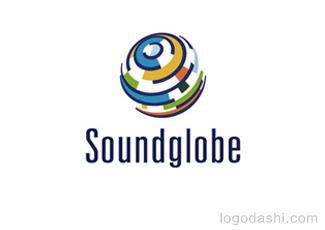 Soundglobe商標(biāo)標(biāo)志logo設(shè)計(jì)，品牌vi設(shè)計(jì)