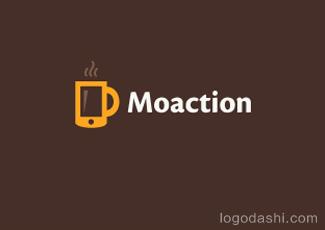 MoAction標志logo設計，品牌vi設計