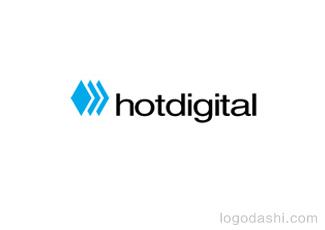 hotdigital商標(biāo)標(biāo)志logo設(shè)計(jì)，品牌vi設(shè)計(jì)