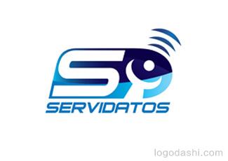 SERVIDATOS標志logo設計，品牌vi設計