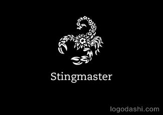 Stingmaster紋身商店商標(biāo)素材標(biāo)志logo設(shè)計(jì)，品牌vi設(shè)計(jì)