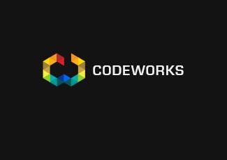 CODEWORKS標志logo設計，品牌vi設計