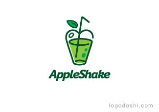 AppleShake標(biāo)志標(biāo)志logo設(shè)計，品牌vi設(shè)計