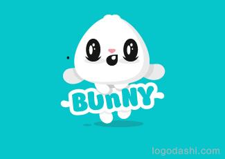 Bunny卡通兔子標志logo設計，品牌vi設計