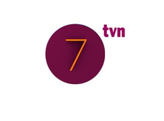 波蘭TVN7頻道臺標(biāo)標(biāo)志logo設(shè)計，品牌vi設(shè)計