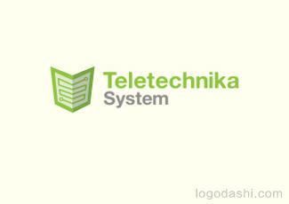 Teletechnika系統(tǒng)標(biāo)志logo設(shè)計(jì)，品牌vi設(shè)計(jì)