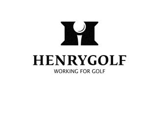 Henrygolf高爾夫標(biāo)志logo設(shè)計(jì)，品牌vi設(shè)計(jì)