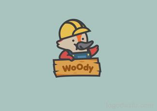 Woody標(biāo)志標(biāo)志logo設(shè)計(jì)，品牌vi設(shè)計(jì)