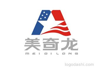 美奇龍標志logo設計，品牌vi設計