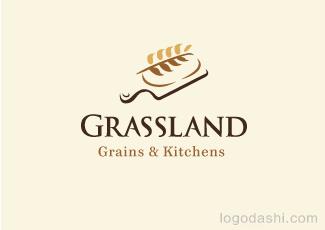 Grassland全谷物標(biāo)志logo設(shè)計(jì)，品牌vi設(shè)計(jì)