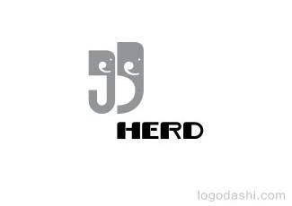 HERD標(biāo)志logo設(shè)計(jì)，品牌vi設(shè)計(jì)