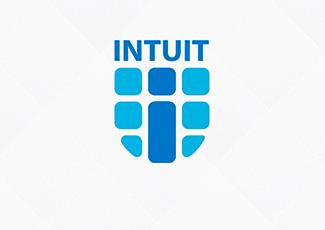 INTUIT標(biāo)志logo設(shè)計，品牌vi設(shè)計