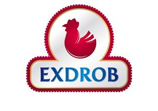 Exdrob標志logo設(shè)計，品牌vi設(shè)計