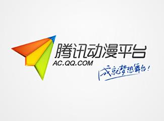 騰訊動漫平臺標志logo設(shè)計，品牌vi設(shè)計