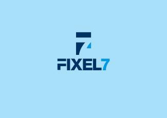 Fixel7標志標志logo設計，品牌vi設計