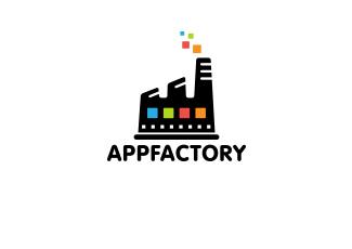 appfactory標(biāo)志標(biāo)志logo設(shè)計(jì)，品牌vi設(shè)計(jì)